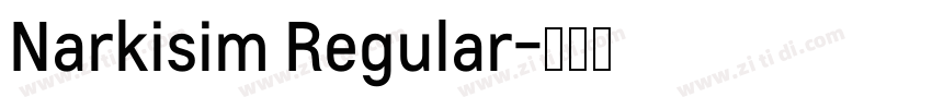 Narkisim Regular字体转换